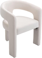 VESCASA Velvet Barrel Dining Chair - Image 8