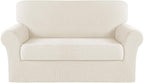 Turquoize Stretch Sofa Slipcover 2 Pieces Sofa Cover Couch Cover by Turquoize