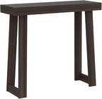 Plank+Beam Solid Wood Console Table, 36 Inch, Sofa Table, Narrow Entryway Table - Image 5