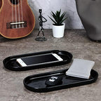 SheeChung Acrylic Vanity Tray, Bathroom Makeup Organizer Countertop, Black - Image 5