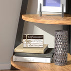 Decorative Books For Home Decor, Coffee Table Faux Wood Book Stack Decor, I Still Remember Modern Stacked Book Decor, Stacked Display Books For Shelf Mantel Nightstand Display, Three Pieces -C(10) - Image 6