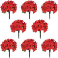 16 Pack Poinsettia Flowers Artificial Christmas Decorations, Red Poinsettia Flowers for Christmas Tree, Velvet Poinsettias Artificial Flowers for Xmas Decor DIY for Home Vase Indoor Outdoor Garden by BLEUMCADE