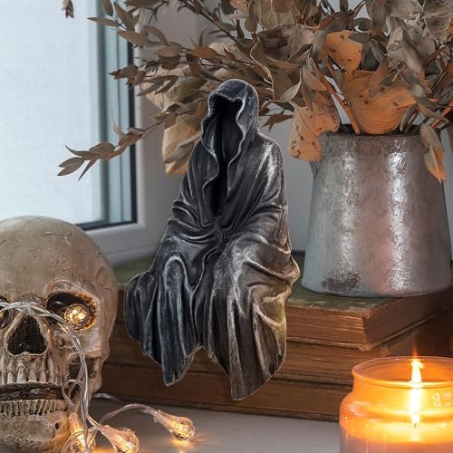 SHOWFEICAT Resin Tabletop Gothic Decor Sitting Statue Gothic Decor - Image 3