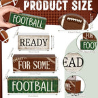 Yuntau 4 Pcs Fall Football Decorations for Home Farmhouse Tiered Tray Decor - Image 2