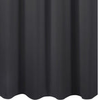 Blackout Curtains 52 x 108 inch/Dark Grey Curtains Set of 2 Panels/Thermal - Image 8