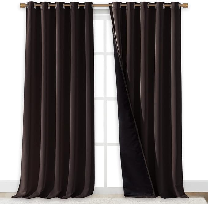 NICETOWN Full Shading Curtains for Windows, 62 inches W x 95 inches L, Super - Image 2