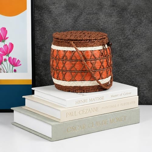 Decorative Books for Home Decor, Set of 3 Linen Fake Books, Sage - Image 5