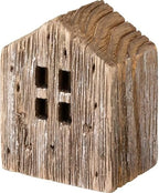 Primitives by Kathy Set of 3 Rustic Wooden House Figurines - Image 4
