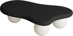 40" Cloud Coffee Table for Living Room Irregular Coffee Table Modern Low Coffee - Image 8