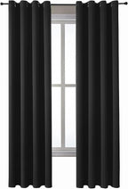 ChrisDowa Blackout Curtains for Bedroom and Living Room 72 Inches Long | 2 - Image 7