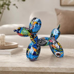 Creative Balloon Dog Sculpture Modern Home Decoration Trendy Animal Art Ornaments Collection Figurine Bedroom Living Room Office Desktop Resin Decors - Image 4