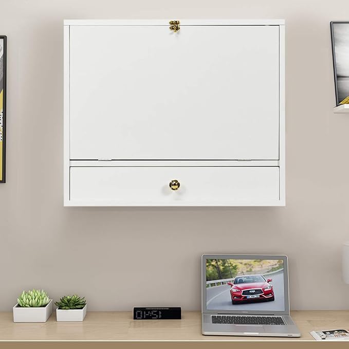 WATERJOY Small Wall Foldable Hideaway Storage Cabinets - Image 2