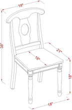 East West Furniture KEC-WHI-W Kenley Kitchen Dining Chairs - Image 3
