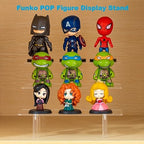 HENABLE 2PCS Acrylic Display Risers, 3 Tier Clear Cupcake Stand Risers, Organizer for Perfume, Funko POP, Food, Tabletop Use - Image 2