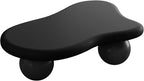 47" Cloud Coffee Table for Living Room Irregular Coffee Table Modern Low Coffee - Image 8