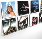 Laurensory Vinyl Record Wall Mount Shelves, 12 inch Vinyl Holder, 8 Pack by Laurensory