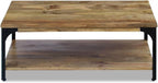 Solid Mango Wood Coffee Table - Image 7