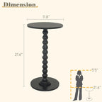 Fultyle Round Side Table, Small Drink Table - Image 3