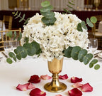 Kimura's Cabin 6pcs Artificial Hydrangea Flowers Fake Hydrangeas,White - Image 4
