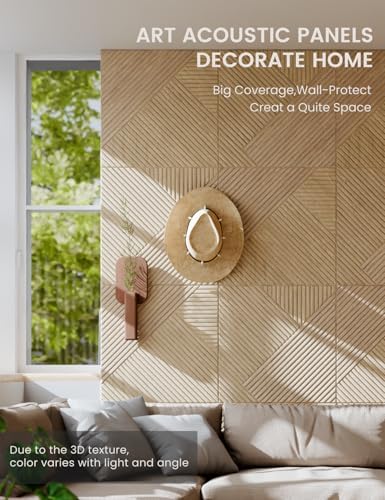 Fluxynara 6-Pack Large Felt Bulletin Board,Natural Oak Diamond - Image 4