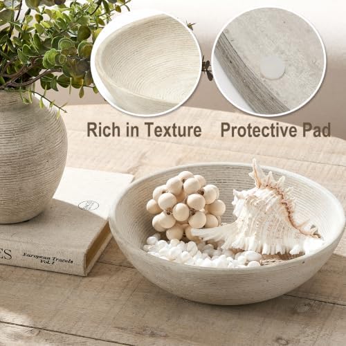 Ceramic Decorative Table Bowl Trays Home Room Decor Farmhouse (10" Retro) - Image 4