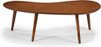 Mid Century Modern Abstract Shaped Coffee Table/Solid Wood/Castanho Finish - Image 10