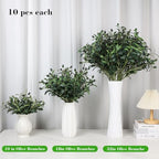 18in 10PCS Artificial Olive Branches for Vase Fake Greenery Stems - Image 6