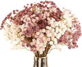 N&T NIETING Baby Breath Flowers Artificial Bulk, 10Pcs, Fall Pink Decor by NTNIETING