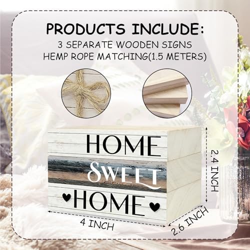 Mini Decorative Books For Home Decor, Small Wood Book Stack For Table Decor, Home Decor Book For Living Room Mantel, Farmhouse Stacked Books Decorative（L39） - Image 6