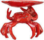 Creative Co-Op Distressed Cast Iron Crab Shaped Decorative Dish, Red - Image 6