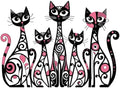 Wesiti Metal Cat Wall Art Decor Colorful Sculptural Mid Century 10.6x15.7 by Wesiti
