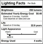 Sunlite LED R14 Mini Flood Light Bulbs, 4 Watts, 250 Lumens, Intermediate Base - Image 8
