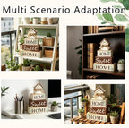 Farmhouse Tiered Tray Decor, 4pcs Home Sweet Home Table Decor - Image 6