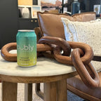 21” Brown Wood Chain Link Decor, Decorative Coffee Table Accent - Image 3
