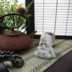 Landical Buddha Sandstone Statues Zen Monk Sculptures,Prayer Buddha - Image 5