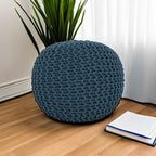 REDEARTH · Round Pouf Bean Bag Ottoman - Image 5