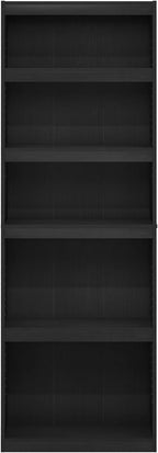 Furinno Jaya Enhanced Home 5-Tier Shelf Bookcase - Image 6