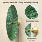 TEIPAI Emerald Green and Gold Wall Decor for Bedroom, 7PCS Metal Wall Art - Image 4