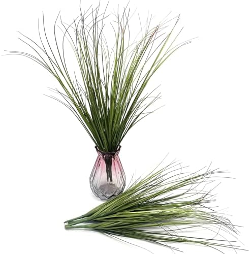Artificial Plants Fake Wheat Grass Tall Shrubs, Faux Greenery Plastic Leaf Plant Indoor Wedding Bouquet Decor Home Garden Christmas Party Centerpieces Hotel Hall Decoration - Tail End Red 16 Bundles - Image 6
