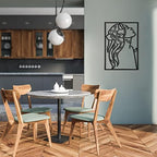 AGIOTA 3 Pcs Wall Decor Above Bed Minimalist Wall Art for Living Room Metal Line Art - Female Body, Black Room Decor for Bedroom Modern Wall Art for Indoor 15inch - Image 6
