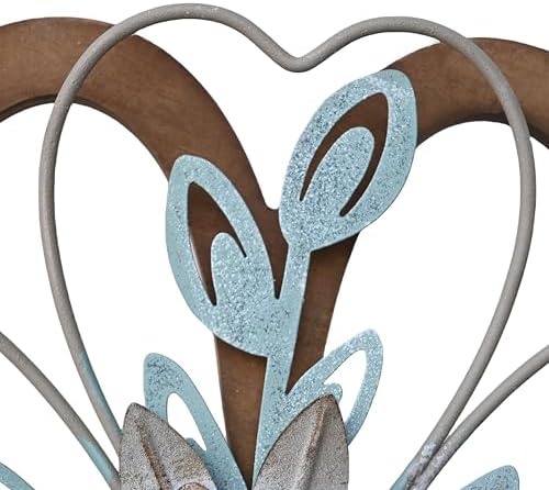 Layered Flower Metal Wall Decor,Rustic Farmhouse Wall Art for Living Room - Image 5