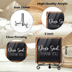 Modern Farmhouse Decor, Home Decor For Living Room, Boho Chic Aesthetic Shelf Decorations, Christian Dear God Acrylic Sign, Farmhouse Entryway Tv Stand Fireplace Coffee Table Decoration (15) - Image 2