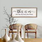 comurdyoThis is us Wall Decor Sign 32'' x 12'' Wood - Image 4