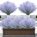 12 Bundles Artificial Lavender Faux Lavender Plants Fake Flower-Gray Purple by %E3%80%90Qutciiv%E3%80%91