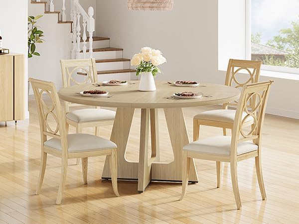 GAOMON 47 Inch Round Dining Table - Image 3
