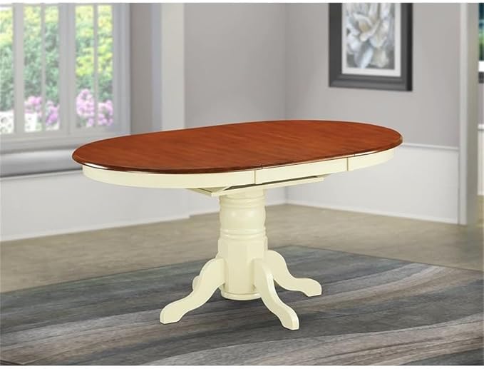 East West Furniture AVT-WHI-TP Avon Dining Table - Image 2