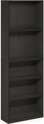 Furinno Jaya Book Shelf, 5-Tier Tall Book Shelf, Bookcase - Image 6
