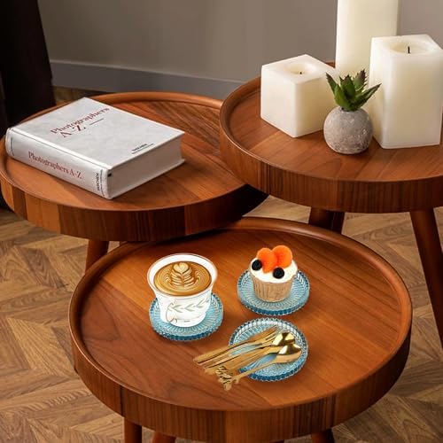 Modern Clear Coaster Set of 5- Glass Coasters for Drinks, Clear Blue - Image 7