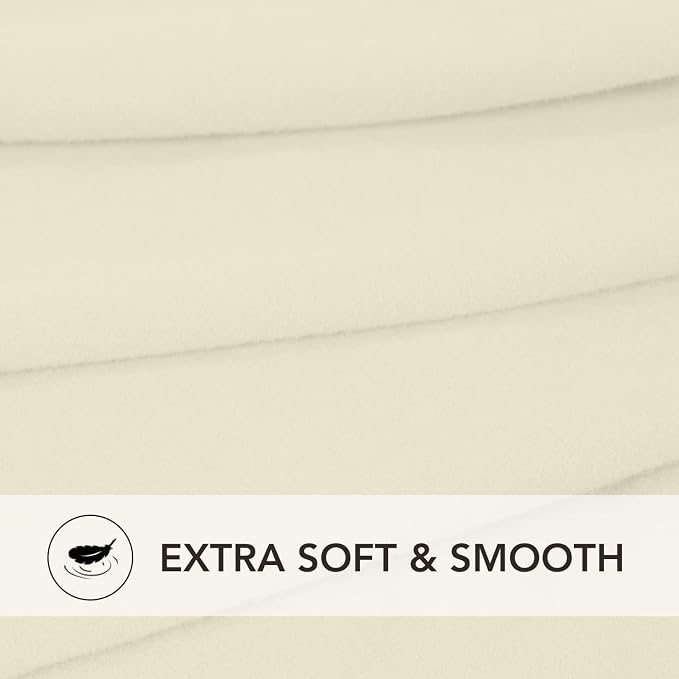 PureFit Stretch Couch Covers for Sofa Large Sofa Slipcovers Ivory | 1-Piece - Image 5