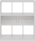 Furinno DALY Book Shelf, 8-Cube Bookshelf, Horizontal Cube Storage Organizer - Image 6